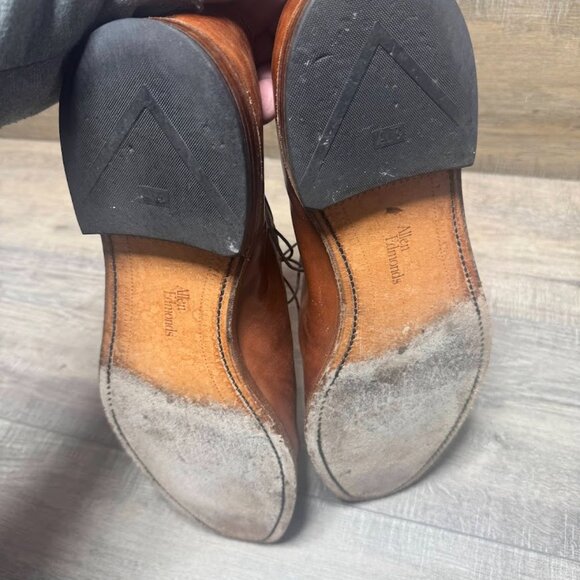 Allen Edmonds Delray Brown Leather Oxford Dress Shoes Men's Size 14 - Picture 4 of 6